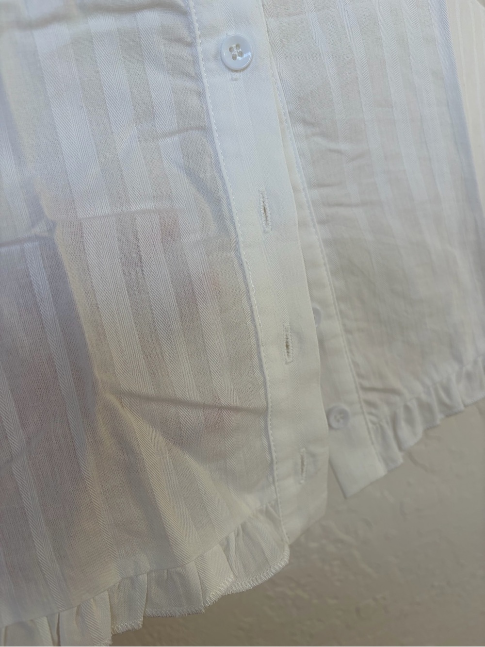 Short-Sleeve Button-Front Top - Picture 4 of 6